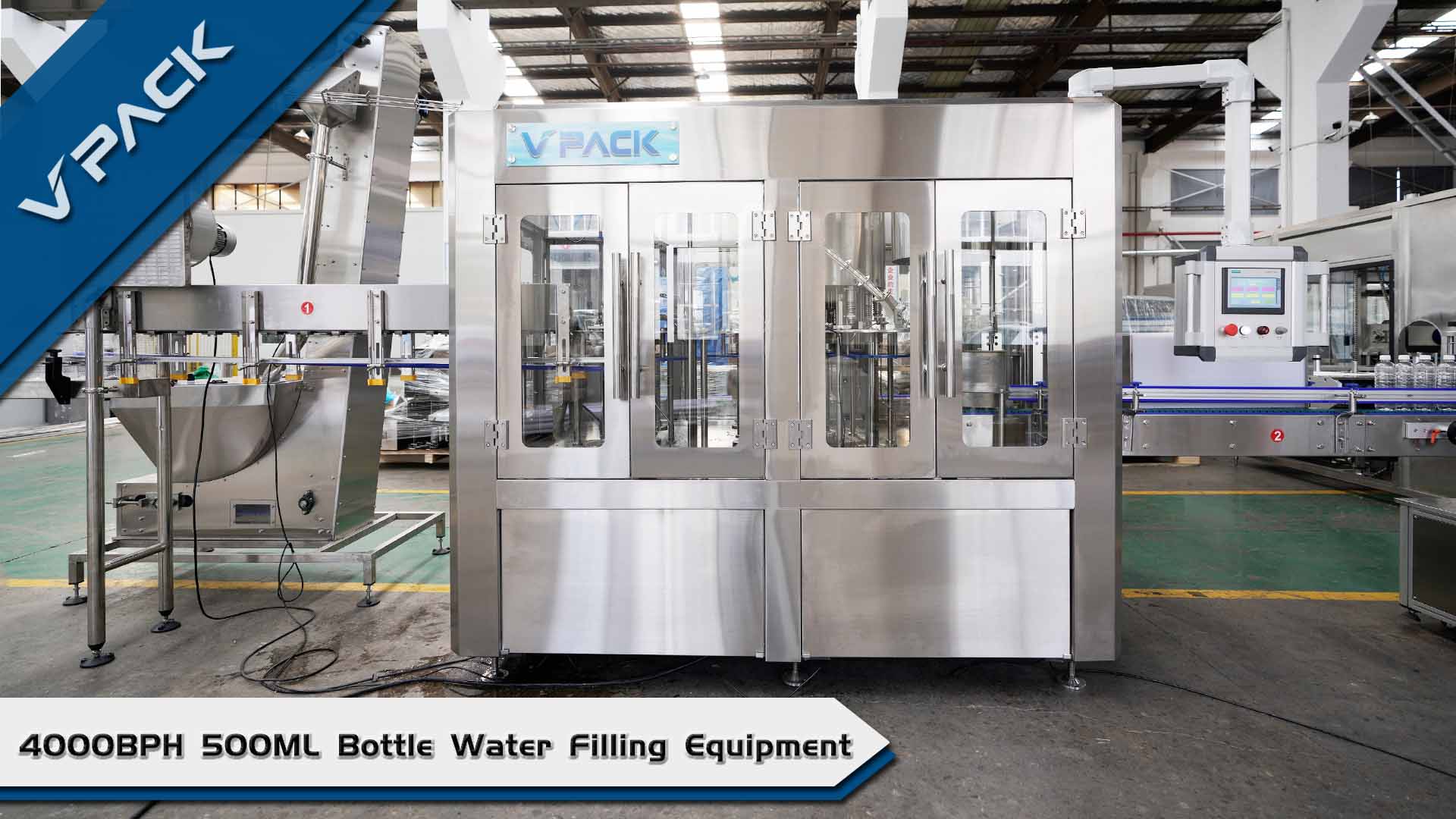 4000BPH Bottle Water Filling Machine