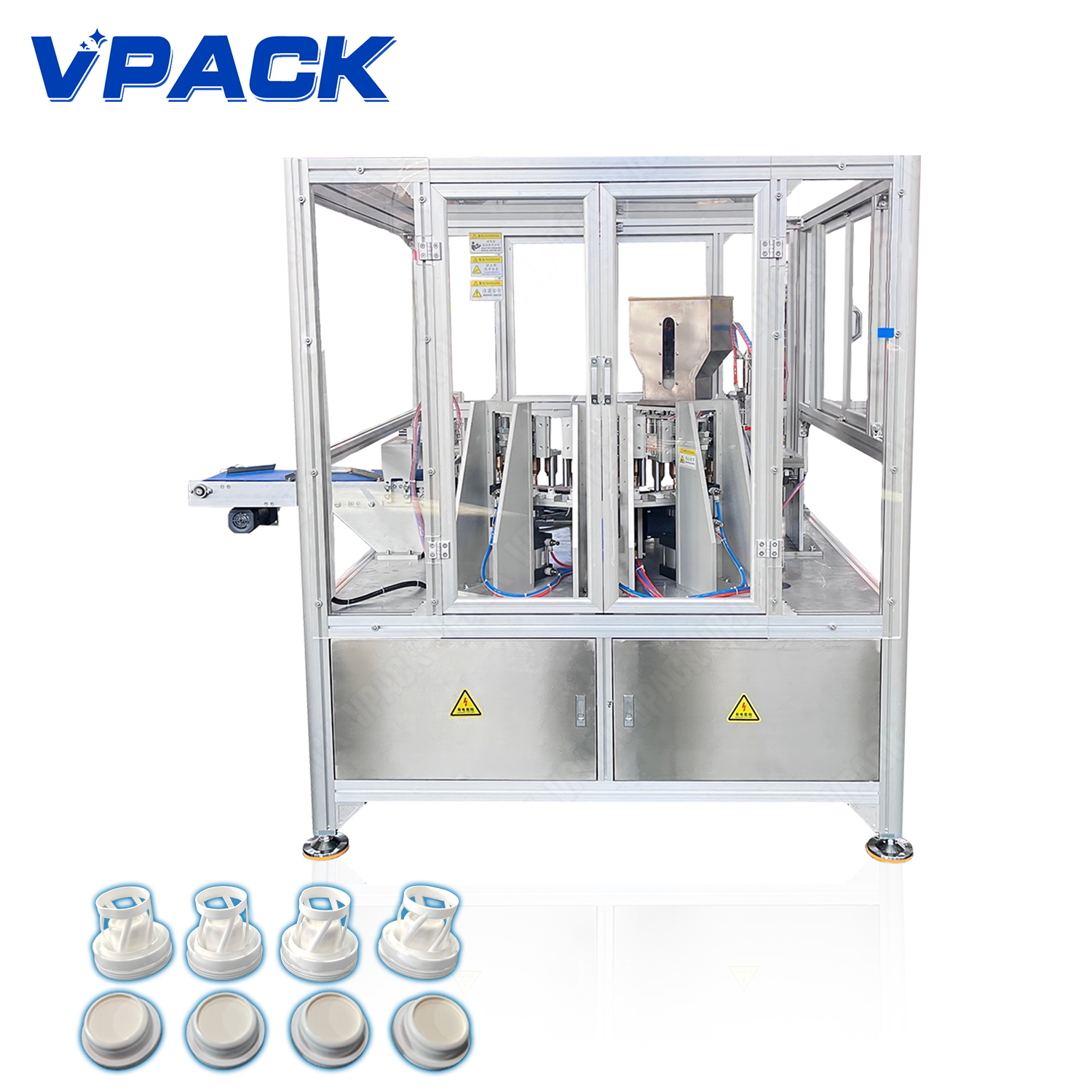 Inspección láser + Línea de producción inteligente: Máquina todo en uno para llenado y sellado de de